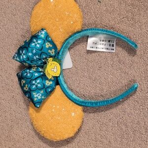 Disney Epcot World Showcase Italy Lemon Minnie Mouse Ears NWT